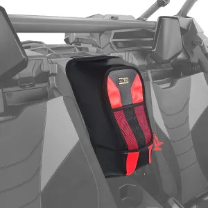 Goldfire Maverick X3 Cab Pak Gear Bag Center Seat Storage Bag Between Seat Shoulder Bag Fit For Can Am Maverick X3/X3 MAX Accessories (Part#715004277) (Red)