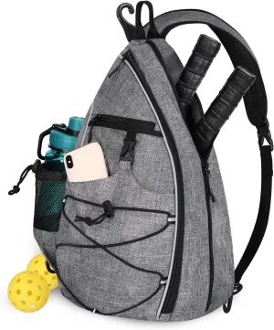Goloni Pickleball Bag for Women,Mens Pickle ball Backpack,Lightweight Sling Bag with Fence Hook,Large Capacity,Safety Pocket