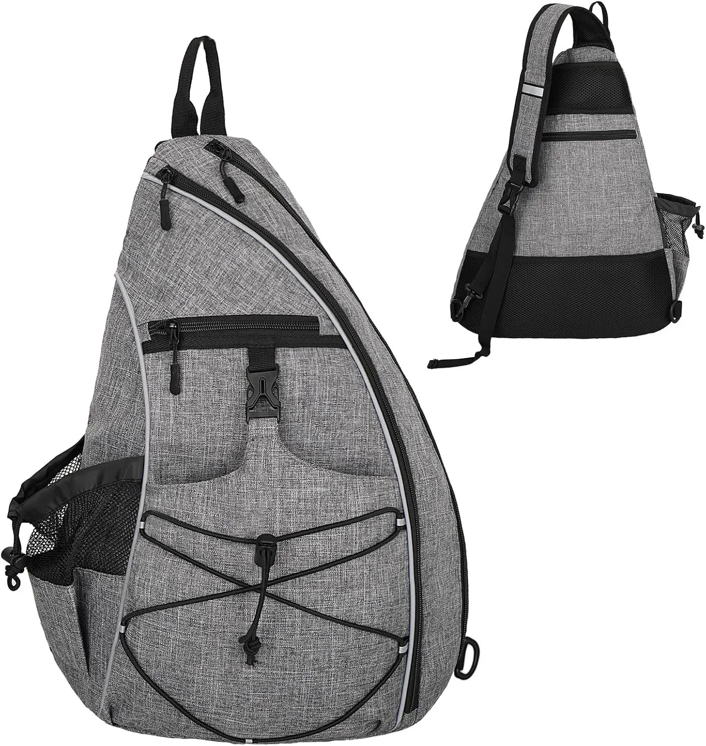Goloni Pickleball Bag for Women,Mens Pickle ball Backpack,Lightweight Sling Bag with Fence Hook,Large Capacity,Safety Pocket