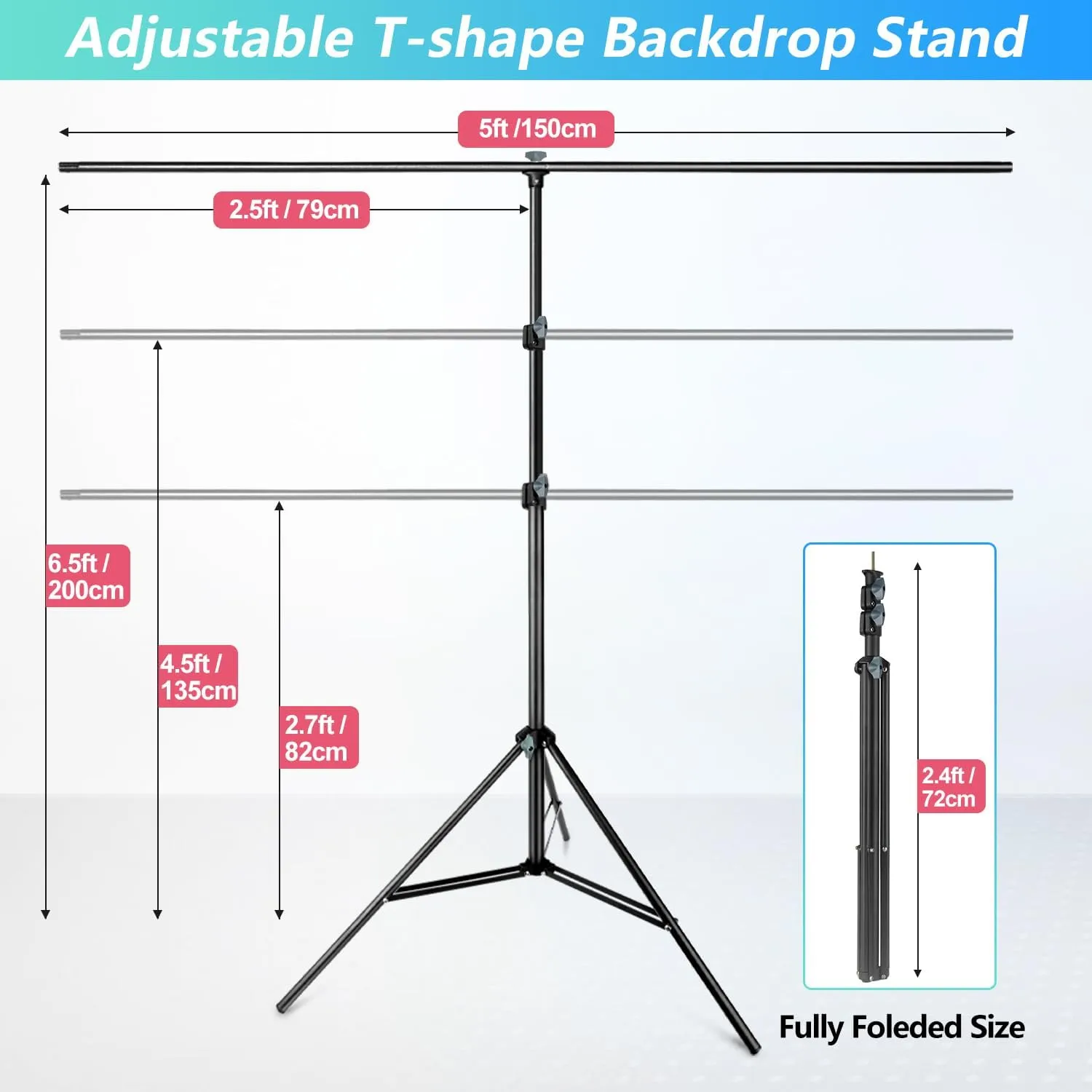 Green Screen Backdrop Kit with Stand, 5X6.5ft Portable Green Screen Backdrop with Stand kit, GreenScreen Background with Stand Carrying Bag Clamp for Streaming Video Zoom