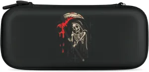 Grim Reaper Hard Shell Travel Case with Rope 15 Game Card Pockets Compatible with Switch Protective