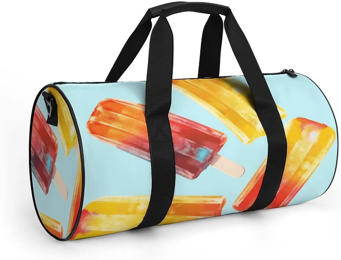 Gym Bags Small Popsicles Duffel Bag Overnight Bag with Shoe Compartment Carryon Bag for Men Women