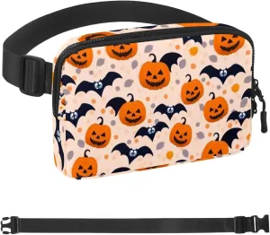 Halloween Pumpkin-251 Belt Bag for Men and Women Fanny Pack,Belt Bag with Adjustable Strap,Fashion Crossbody Everywhere Belt Bag for Travel Outdoors Running Hiking