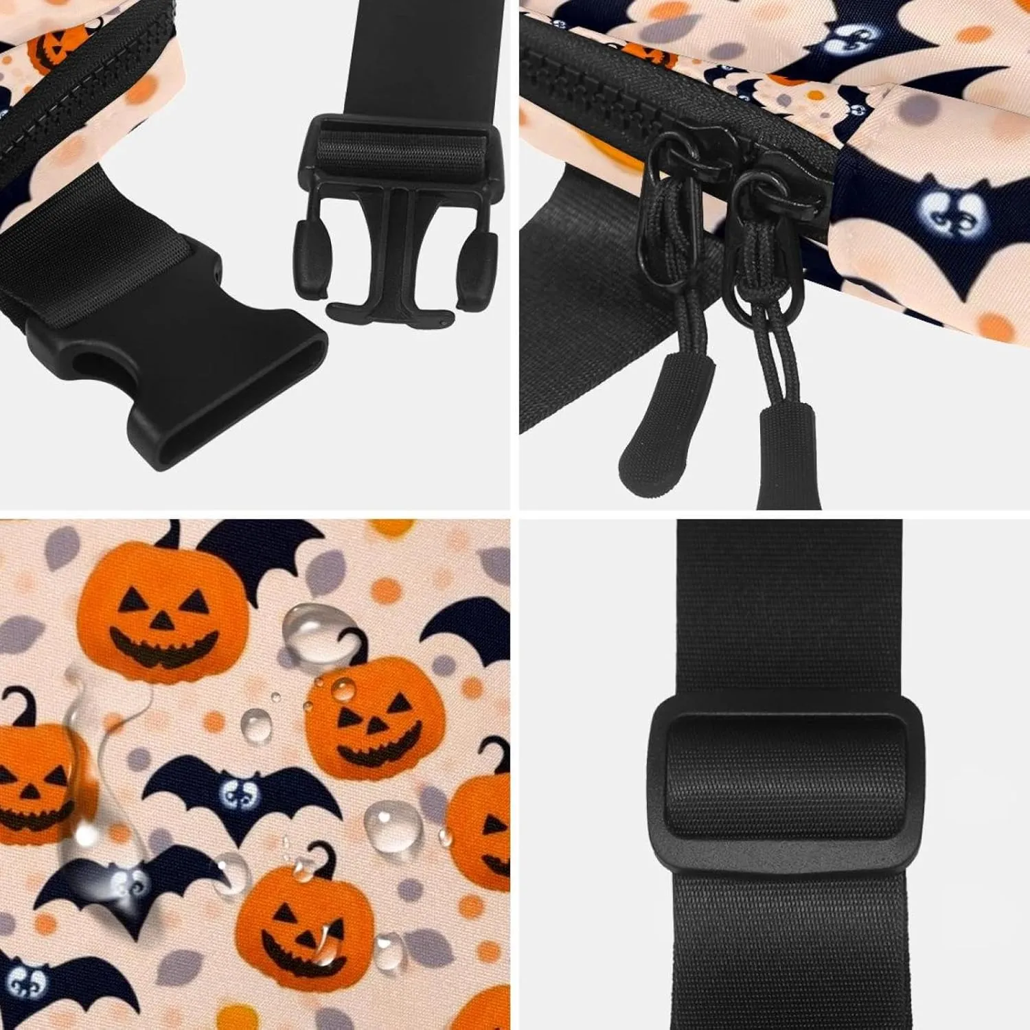 Halloween Pumpkin-251 Belt Bag for Men and Women Fanny Pack,Belt Bag with Adjustable Strap,Fashion Crossbody Everywhere Belt Bag for Travel Outdoors Running Hiking