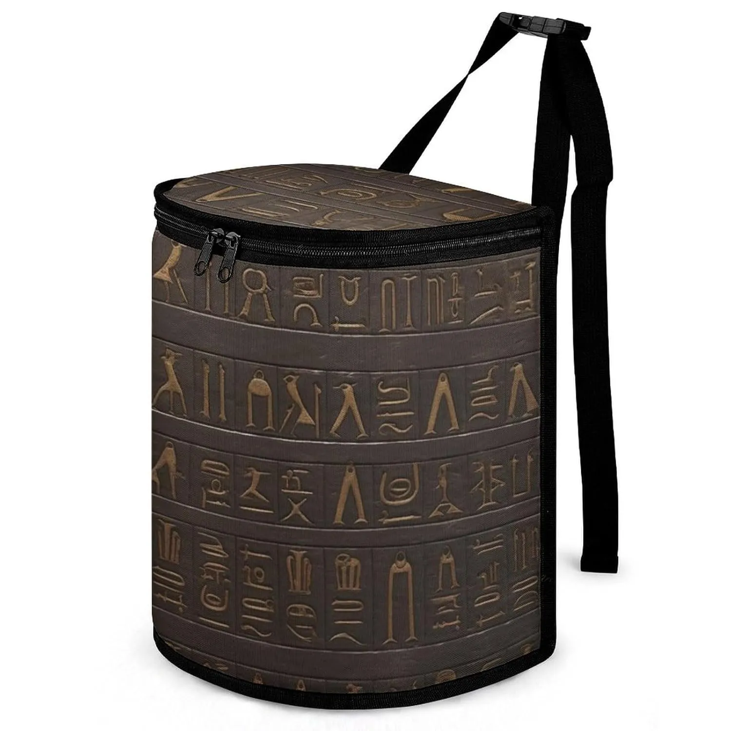 Hanging Car Garbage Bag Ancient Egyptian Hieroglyph Portable Car Trash Bag for Car SUV Truck