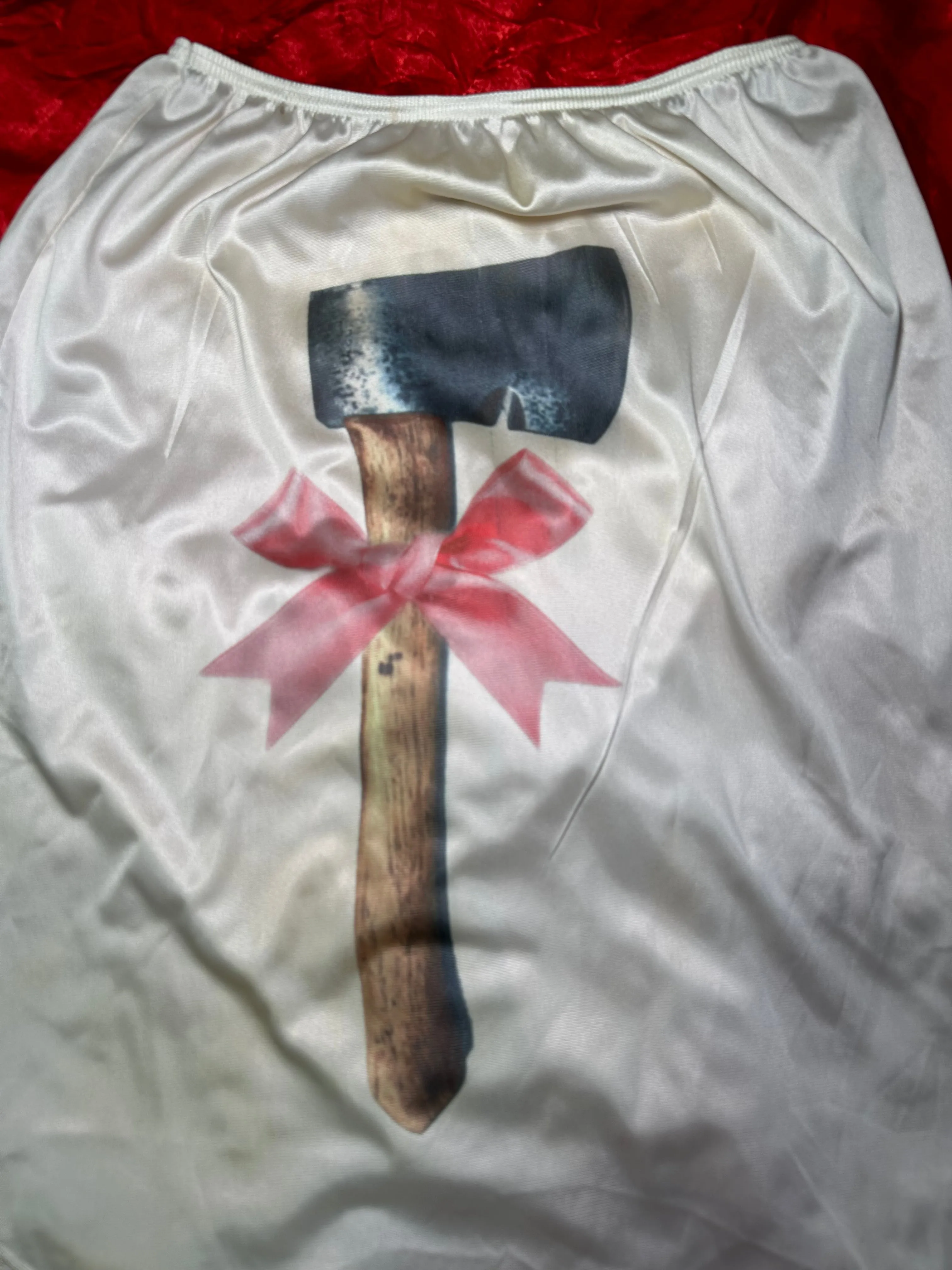 Hatchet Bow Slip Skirt (S)