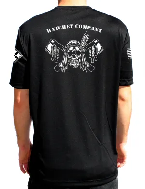 Hatchet Company Black Performance PT Unisex Shirt. This shirt is approved for PT**FREE Liaison pick up to base only*
