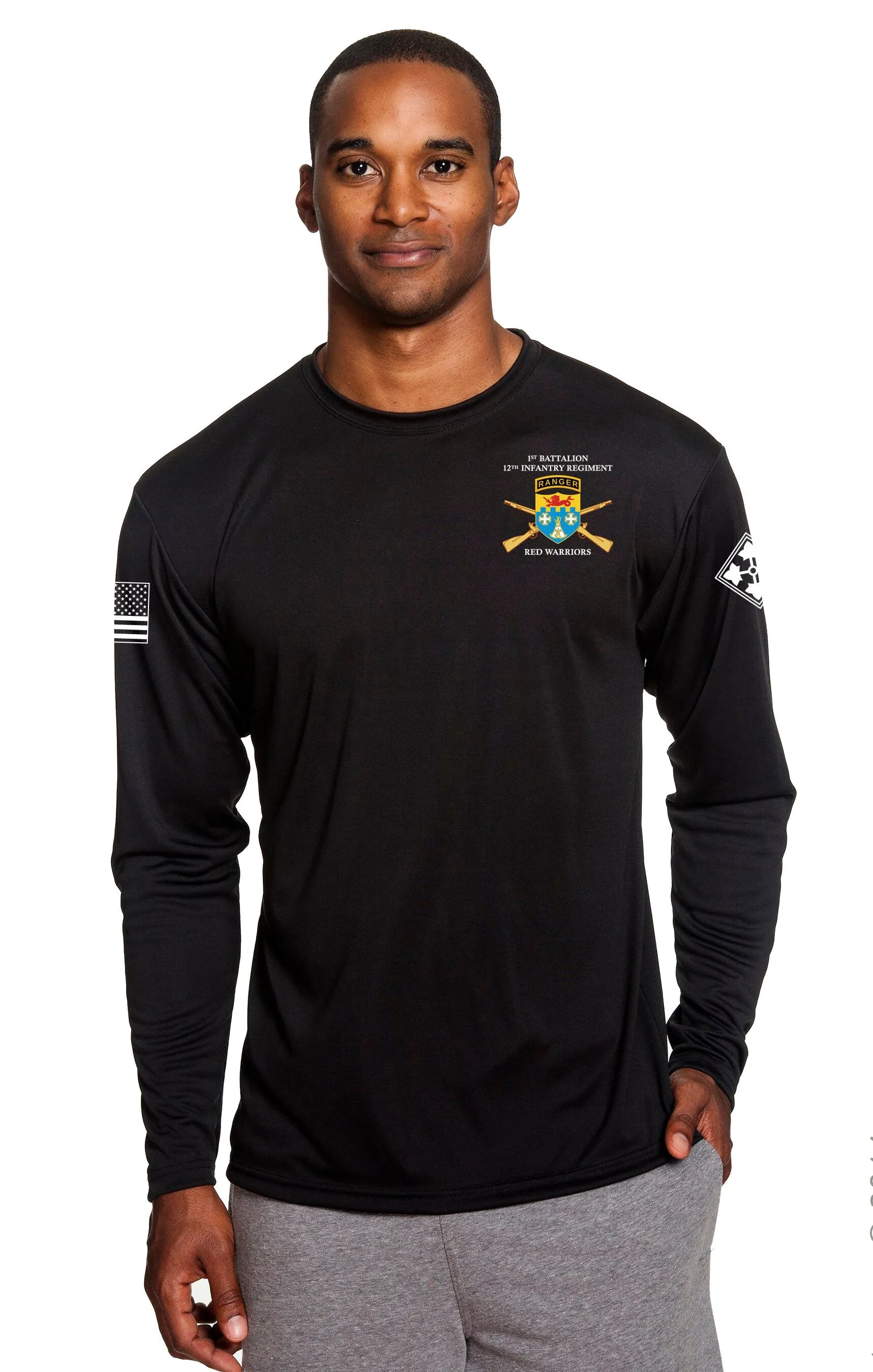 Hatchet Company Black Performance PT Unisex Shirt. This shirt is approved for PT**FREE Liaison pick up to base only*