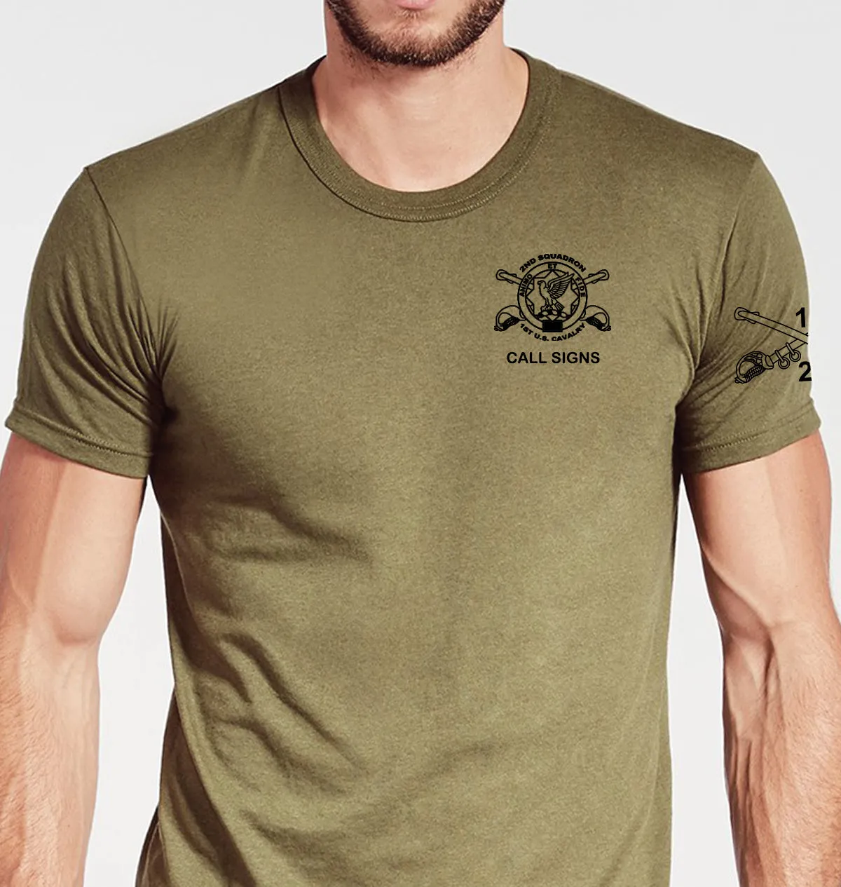 Hatchet Coyote Tan Unisex Shirt (Black Design). This shirt is NOT approved for PT