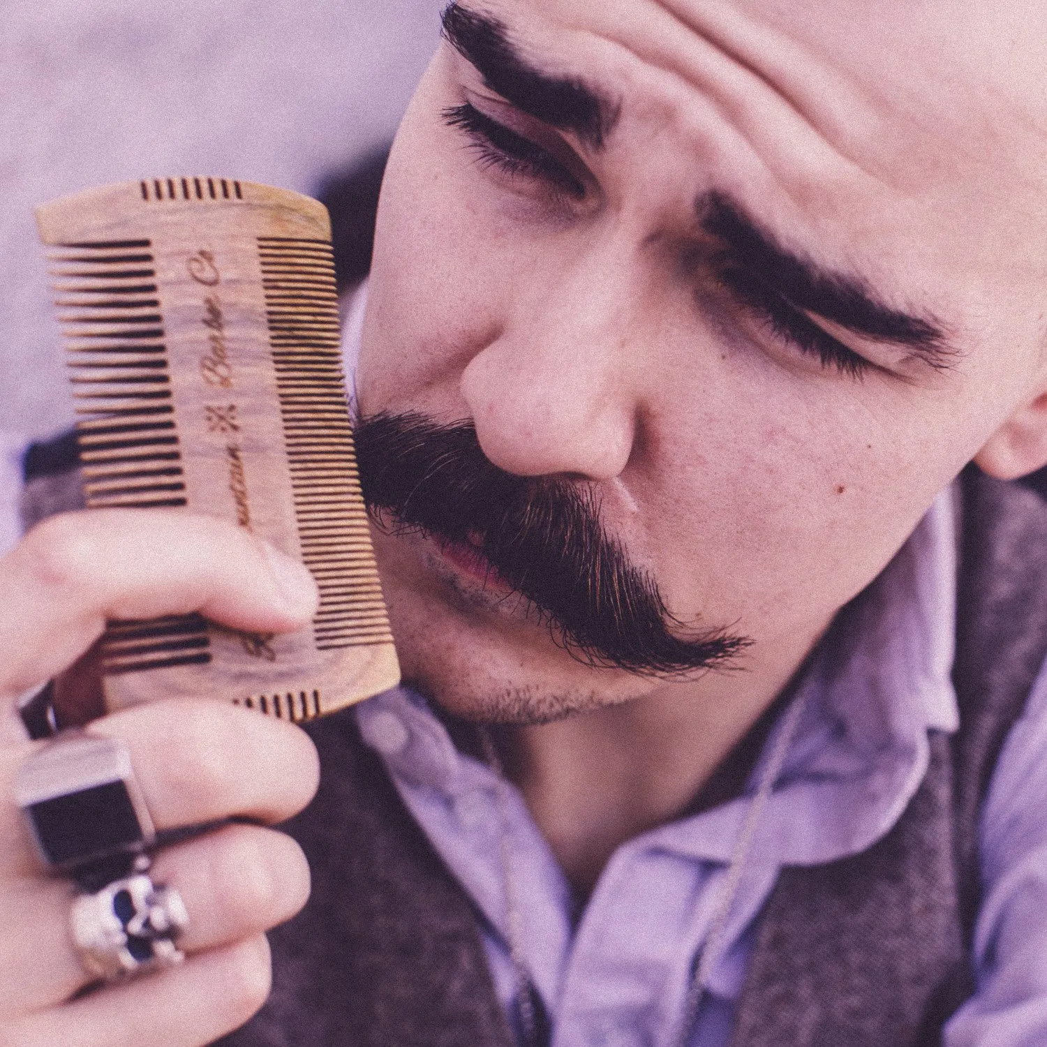 Hatchet Edge Sandalwood Beard Comb