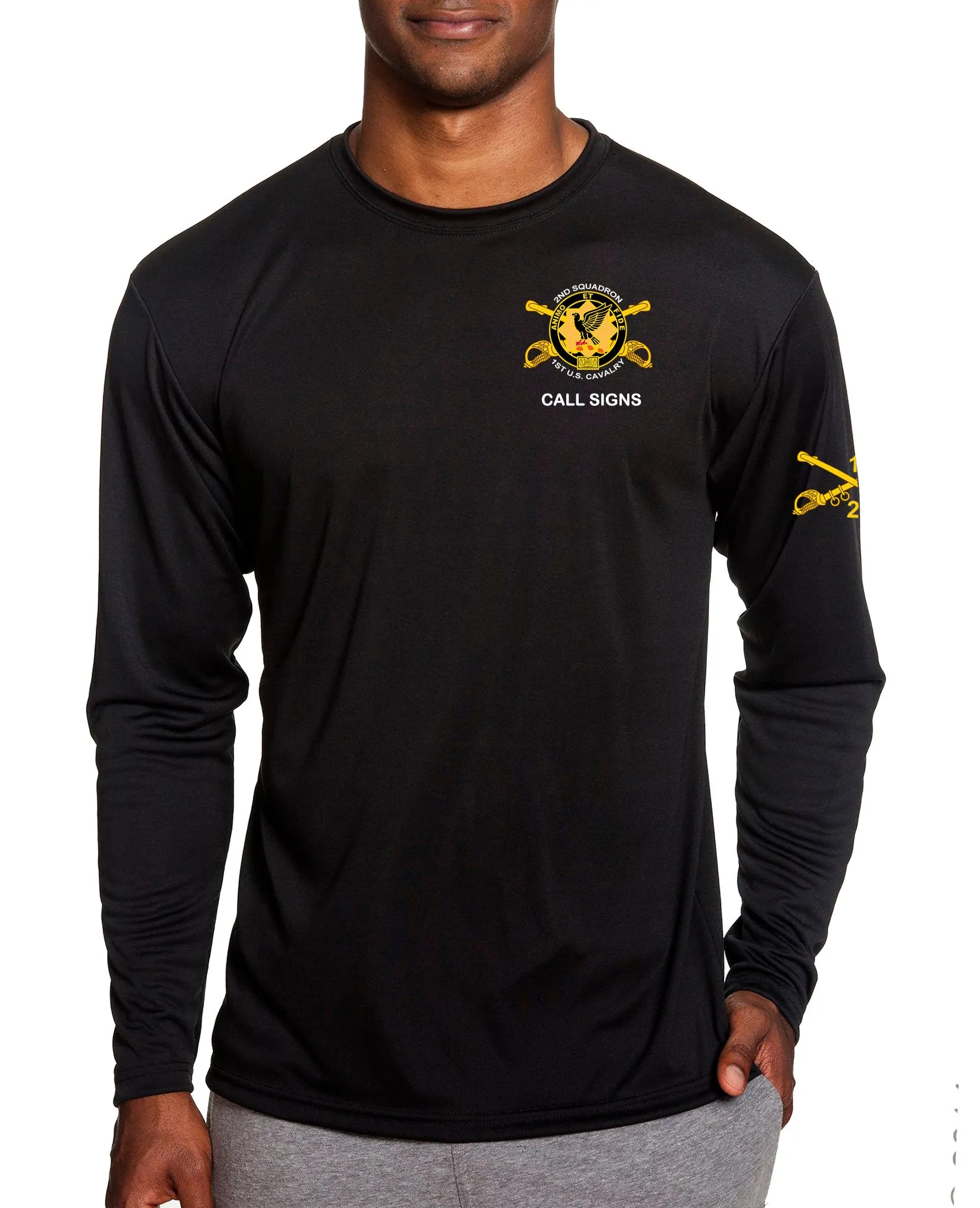Hatchet LS Perf. Shirt. This shirt IS Approved for PT *Free Shipping means the Liaison Picks up orders and brings them back to Base*