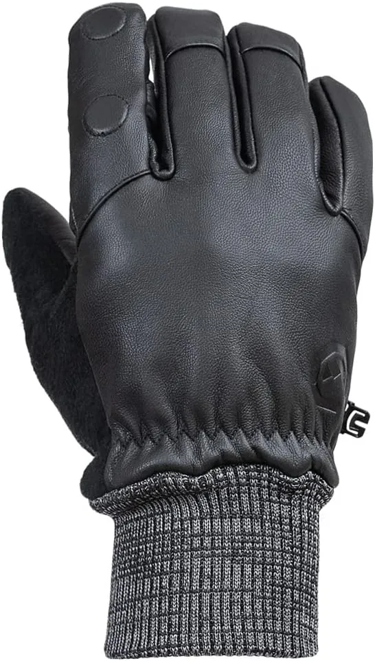 Hatchet Photography Glove, FlipTech Finger Caps with Magnets, Merino Wool Lining for Comfort & Resilient Goat Leather