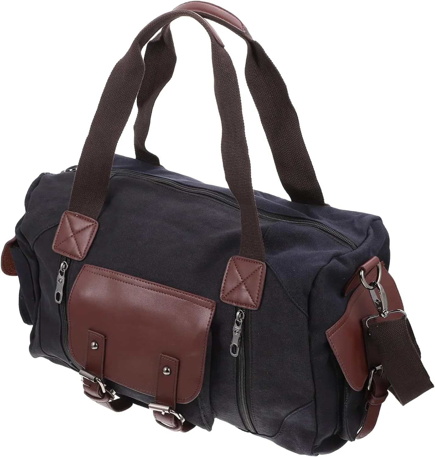 Hemoton Large Capacity Canvas Luggage Bag Handhold Organizer Lightweight for Fashionable Travel