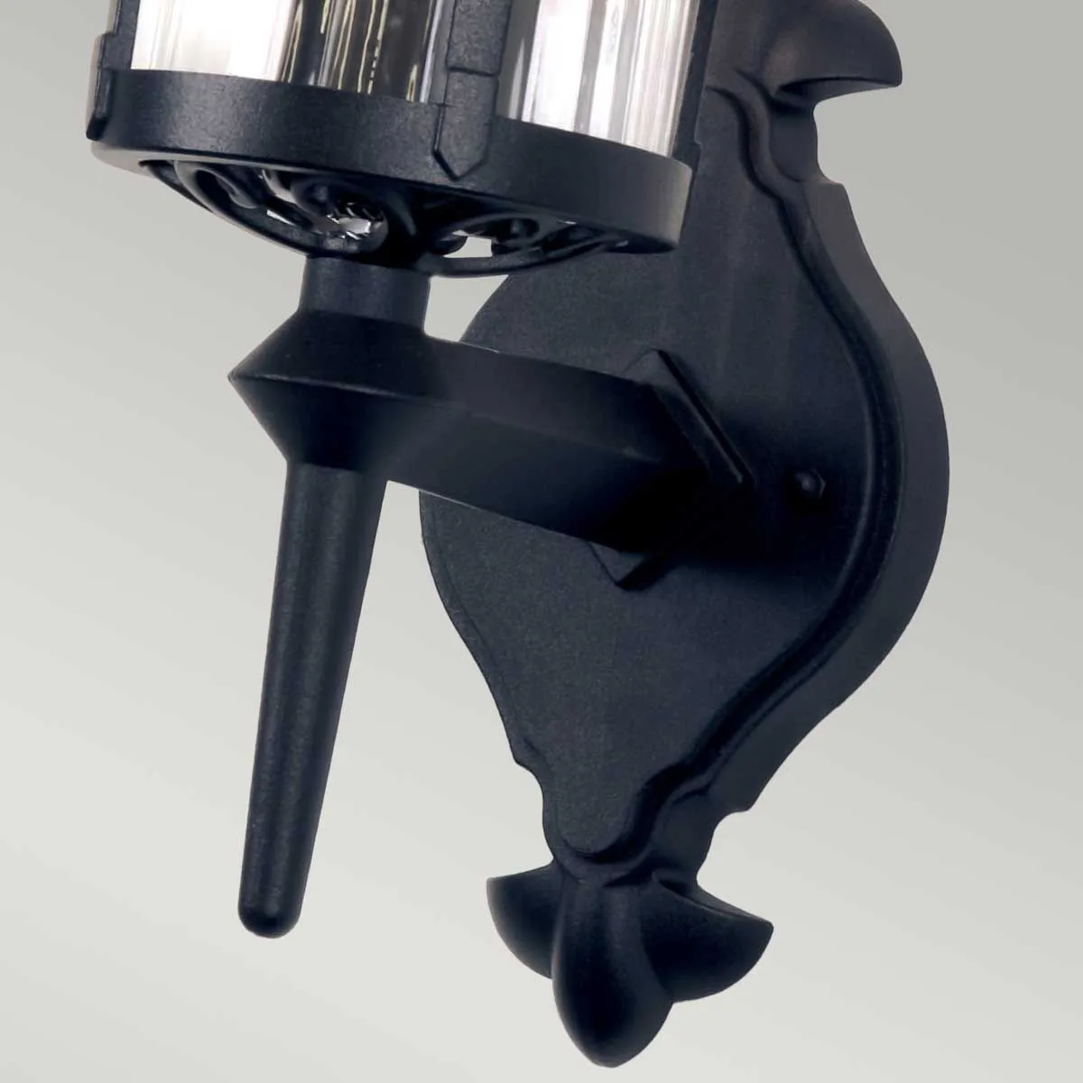 Hereford 1 Light Wall Lantern | Black