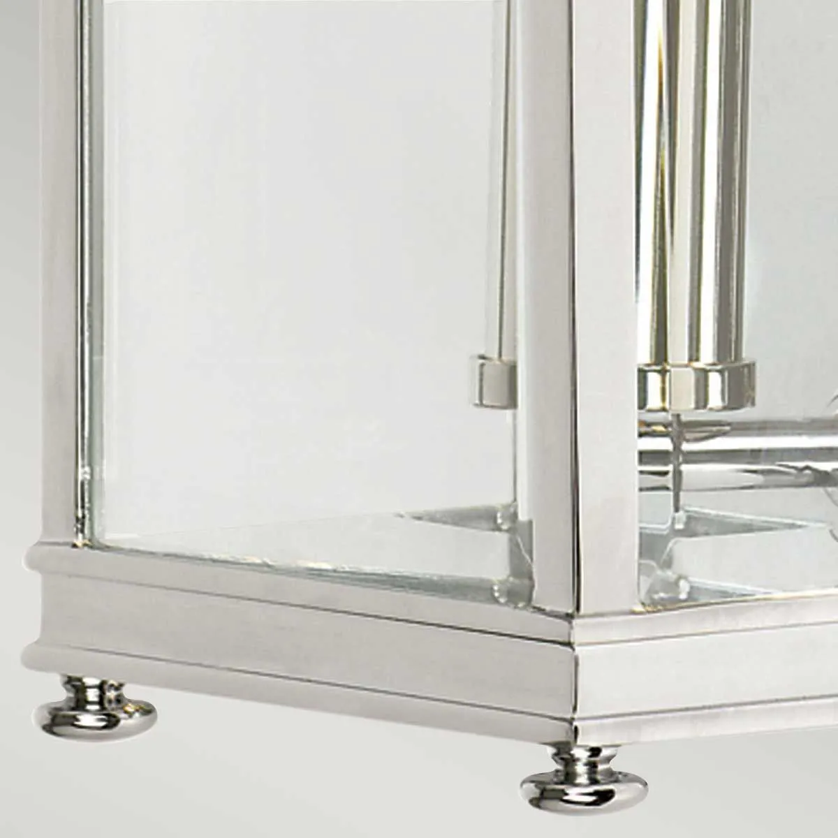 Holborn 1 Light Half Lantern Small | Polished Chrome