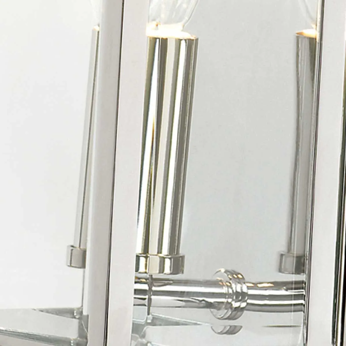 Holborn 1 Light Half Lantern Small | Polished Chrome