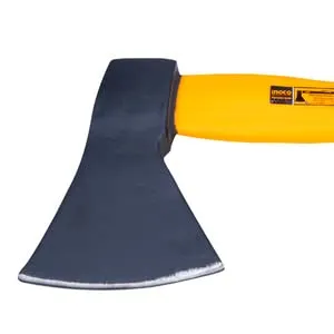 Homdum Camping Axe 1250g HAX02012508 Heavy Duty Forged Steel Head with 780 mm Fiberglass Rubberized Grip Handle for Perfect Strike Hatchet Hand Axe for Gardening Wood Cutting & Splitting