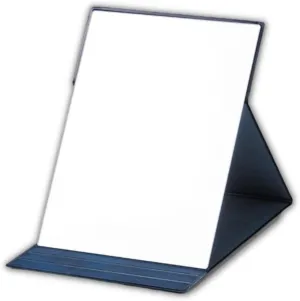 HORIUCHI Folding Travel Mirror, Portable Foldable Mirror, for Travel, Camping, Home (6.8L× 4.9W, M Navy)