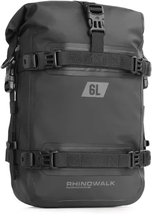 HXBER Motorcycle Crash Bar Bag, Motorcycle Bumpers Bag Waterproof 6L Motorcycle Side Frame Bag Motorcycle Crash Bar Bag Universal Motorcycle Riding Tools Storage Bag Motorcycle Accessory