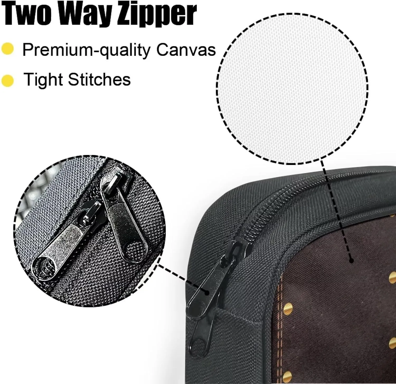 Imitation Leather Print Bible Case Bible Cover for Women Canvas Bible Carrying Case Built-in Pocket Handle Church Bag