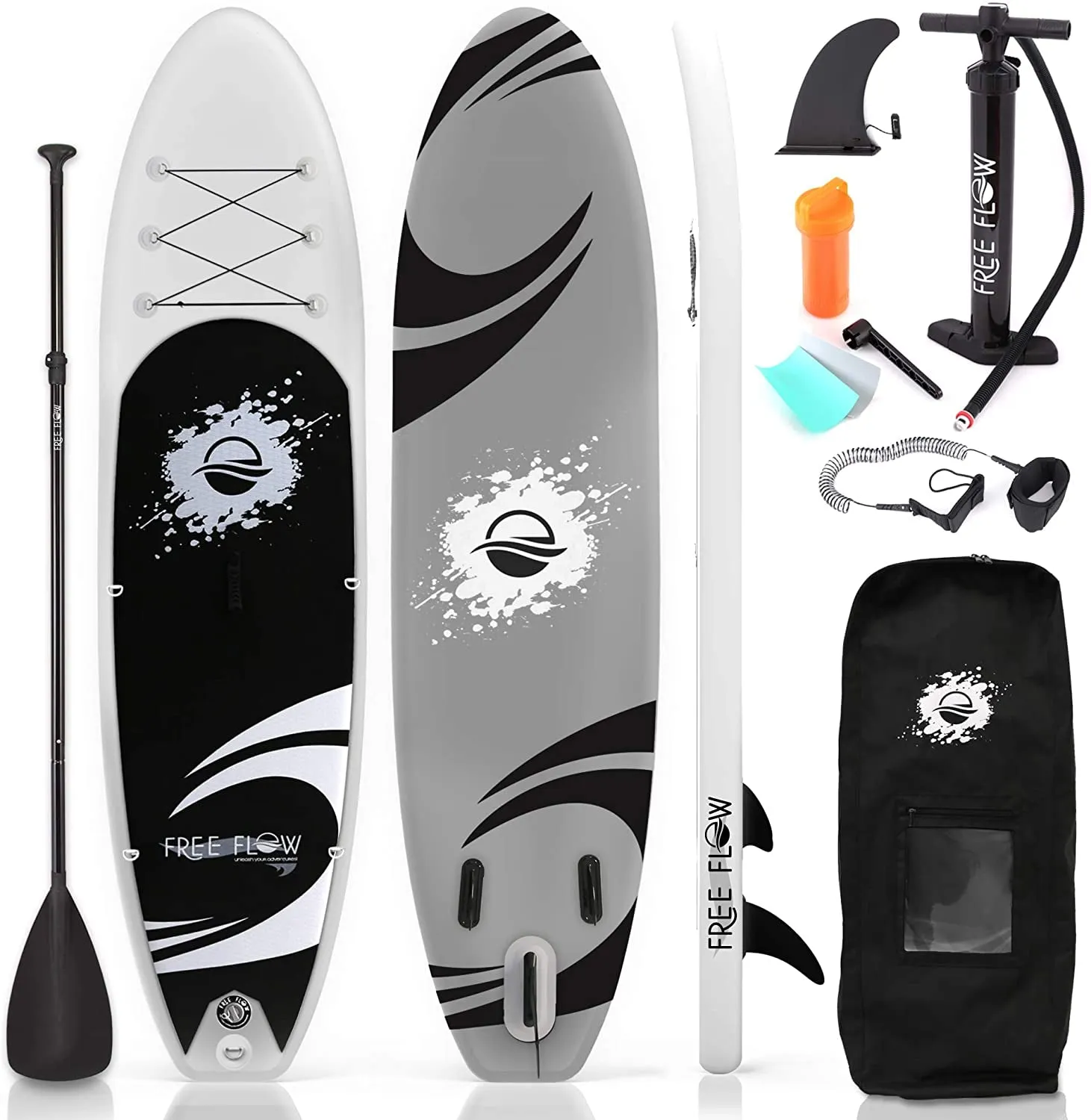Inflatable Paddle Board with Premium Accessories & Easy Transport