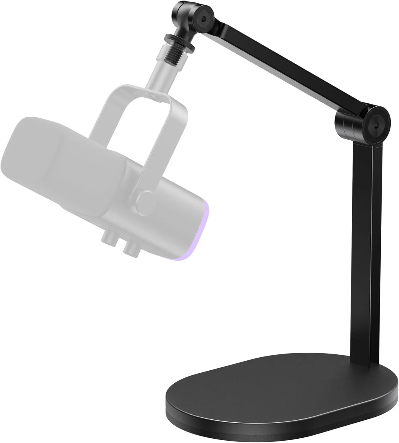 InnoGear Studio Mic Stand, Max Load 3.3 lb Microphone Arm Desk Mount Desktop Microphone Stand for Fifine AM8 K669B Blue Yeti HyperX QuadCast SoloCast AT2020, Webcams Cameras