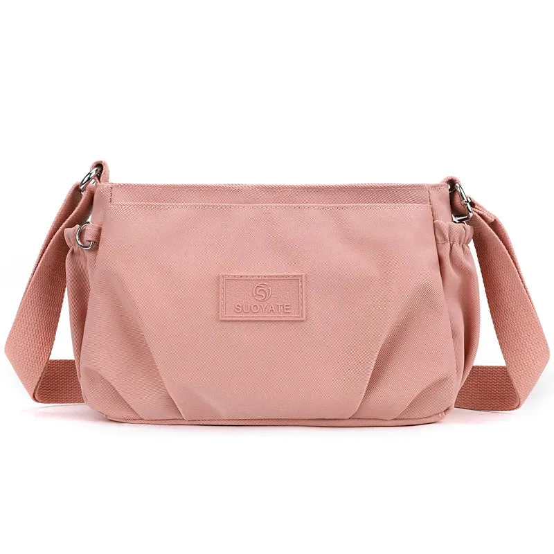 Isla | Nylon Multi-Pocket Shoulder Bag