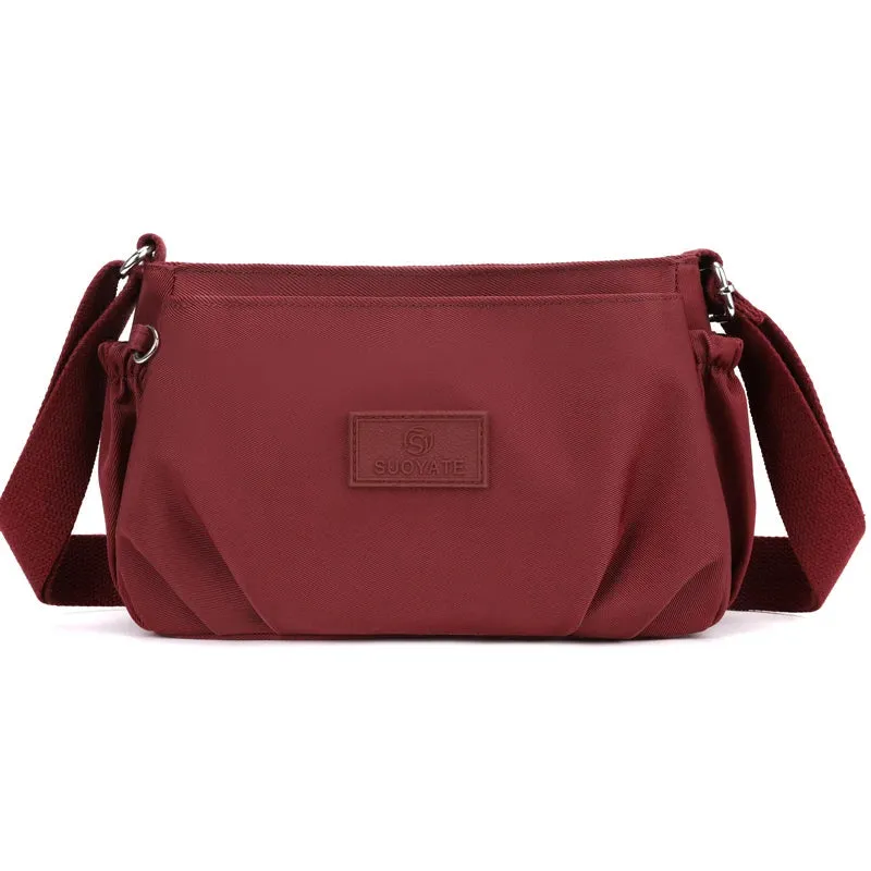 Isla | Nylon Multi-Pocket Shoulder Bag