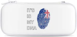It's is My DNA New Zealand Hard Shell Travel Case with Rope 15 Game Card Pockets Compatible with Switch Protective