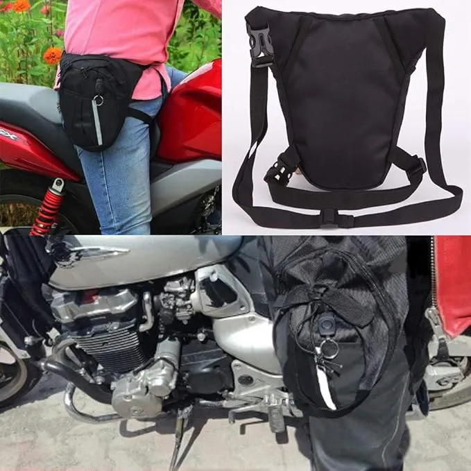 Jake | Compact Motorcycle Leg Bag with Multiple Compartments