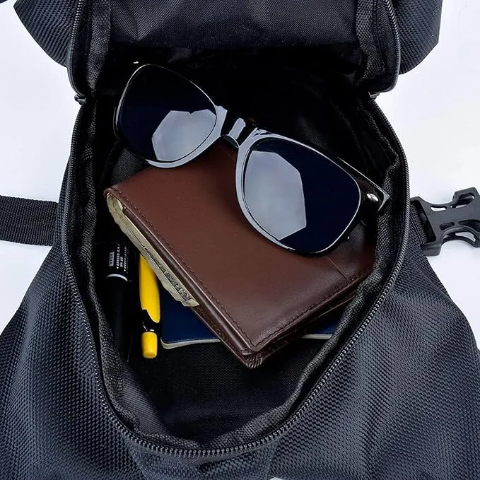 Jake | Compact Motorcycle Leg Bag with Multiple Compartments