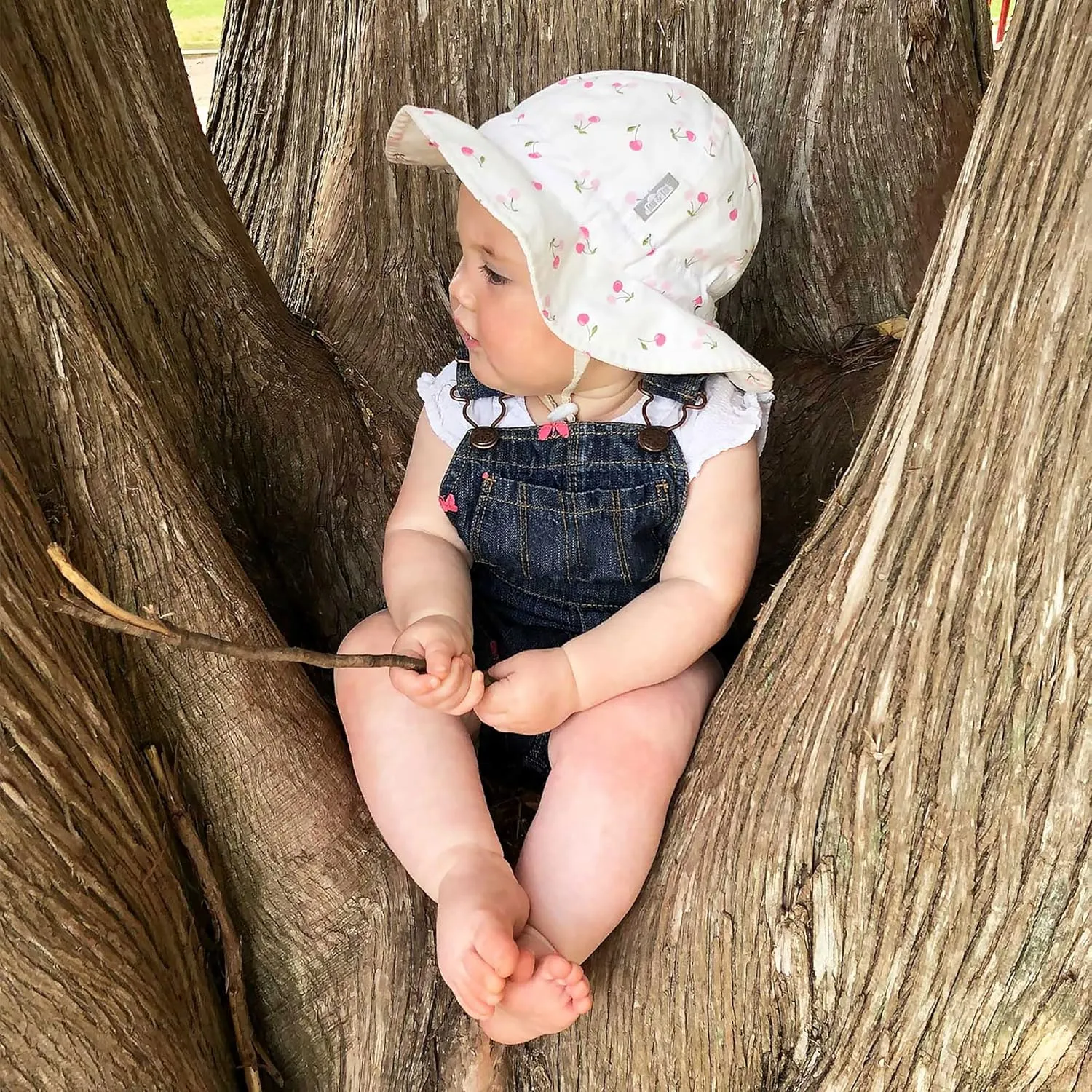JAN & JUL 50  UPF Cotton Sun Hat with Wide Brim for Toddler Girls
