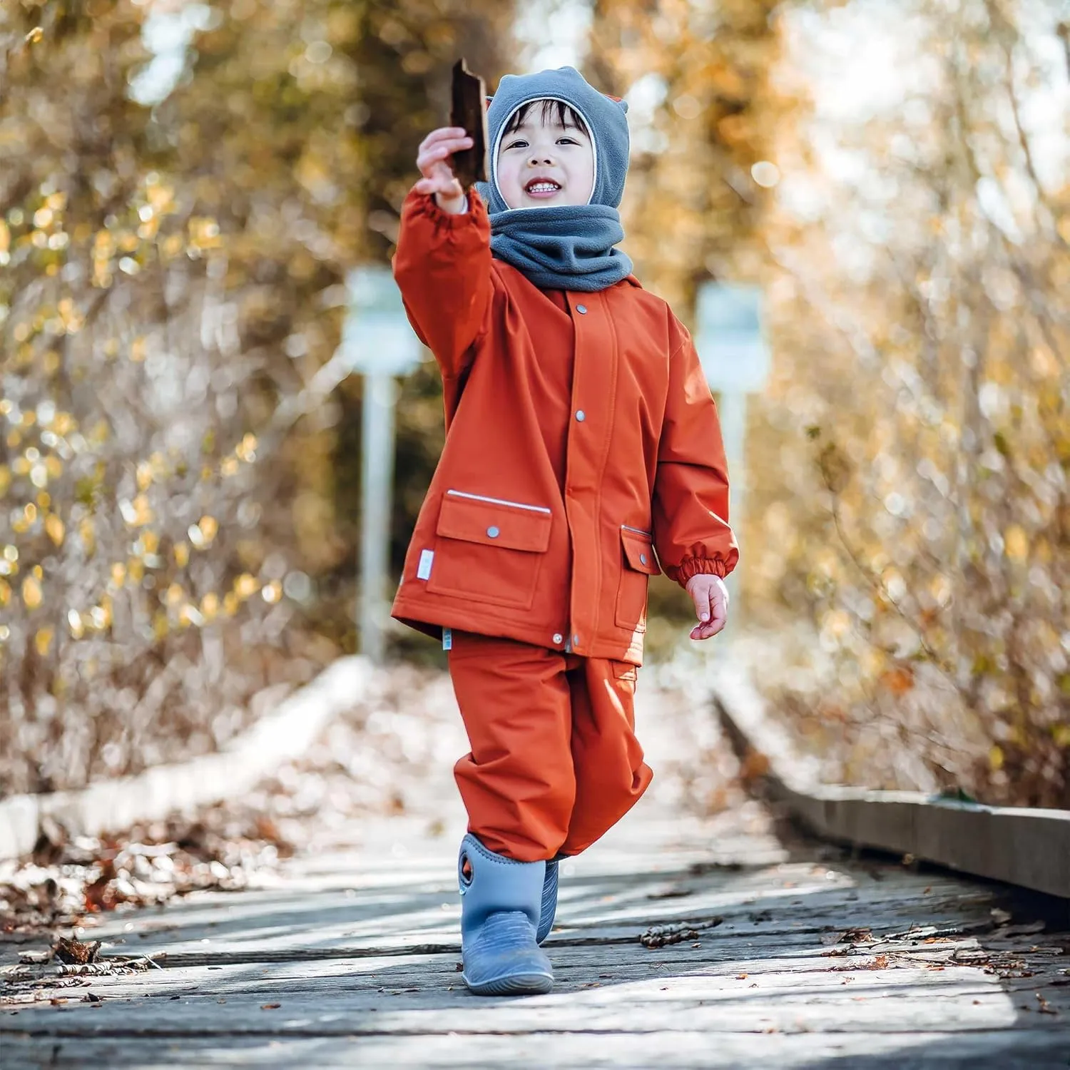 JAN & JUL Waterproof Fleece Lined Snow and Rain Pants for Toddlers and Kids