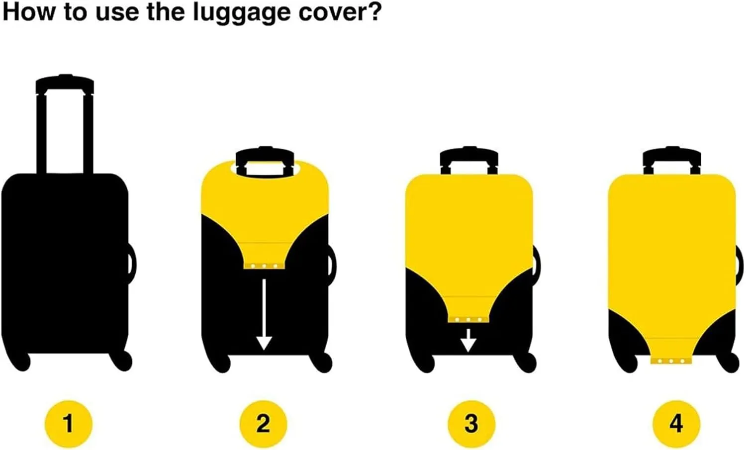 Joisal Butterfly Symmetry Colors Suitcase Covers Fit 18-32 Inch Luggage, Luggage Accessories for Travel