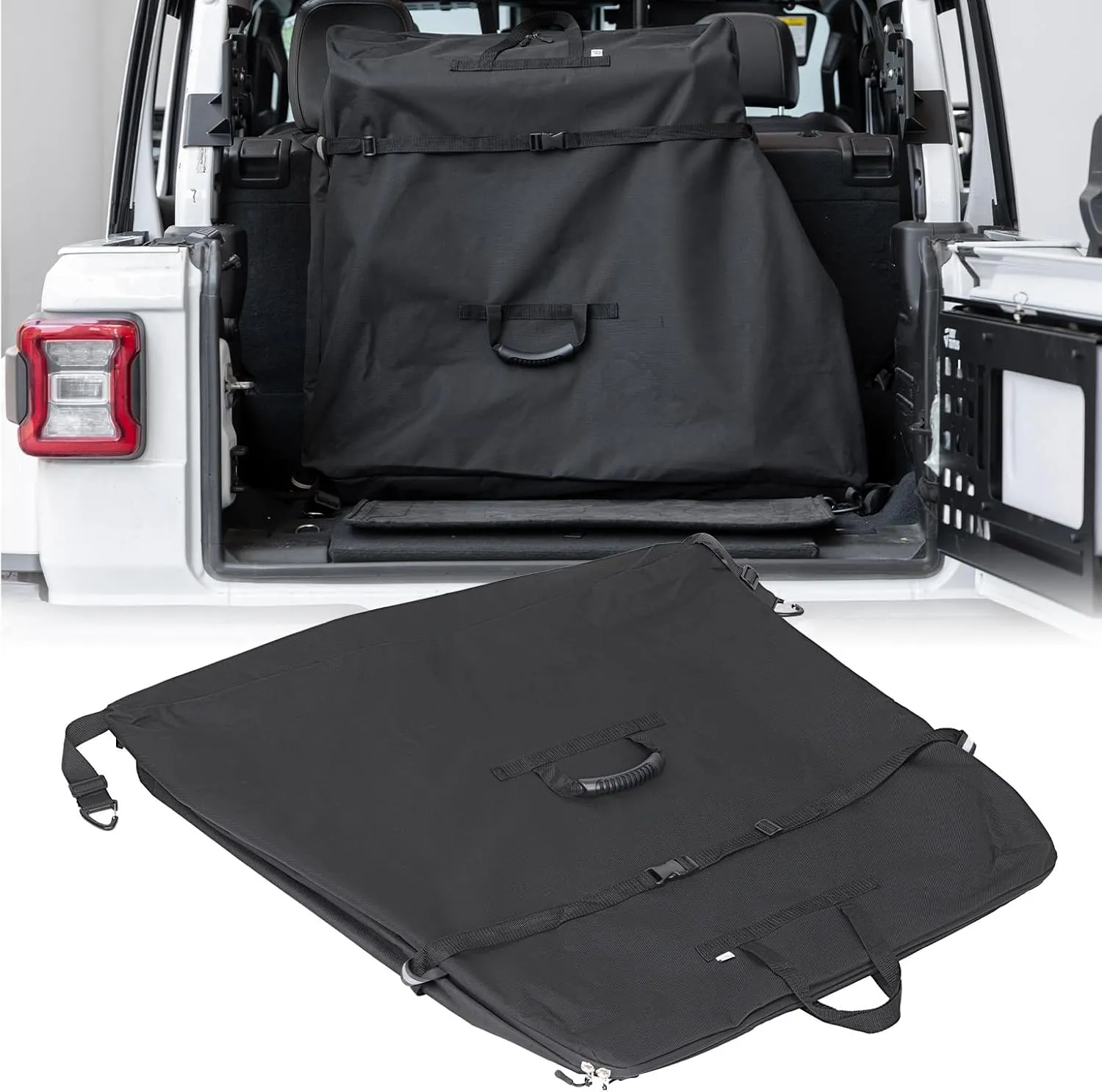 JOYTUTUS Freedom Panel Hard Top Storage Bag Compatible with 2007-2024 Wrangler JK JL & Gladiator JT 2/4 Door, Hard Top Storage Bag Waterproof and Wear-Resistant