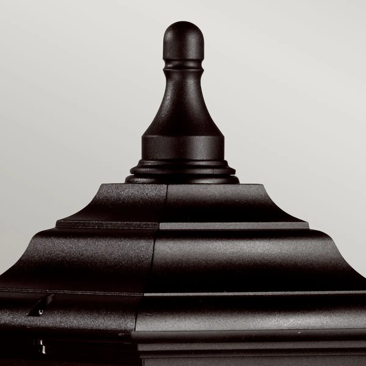 Kerry 1 Light Pillar Lantern | Black