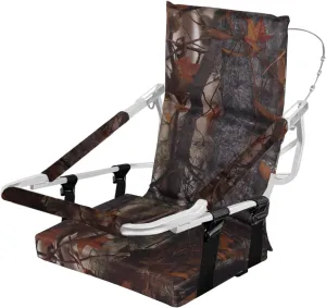 Ketofa Universal Tree Stand Seat Cushion, Adjustable and Portable Hunting Seat for Climber Deer Tree Stands, Waterproof Camouflage Replacement Climbing Treestand Seat Accessories