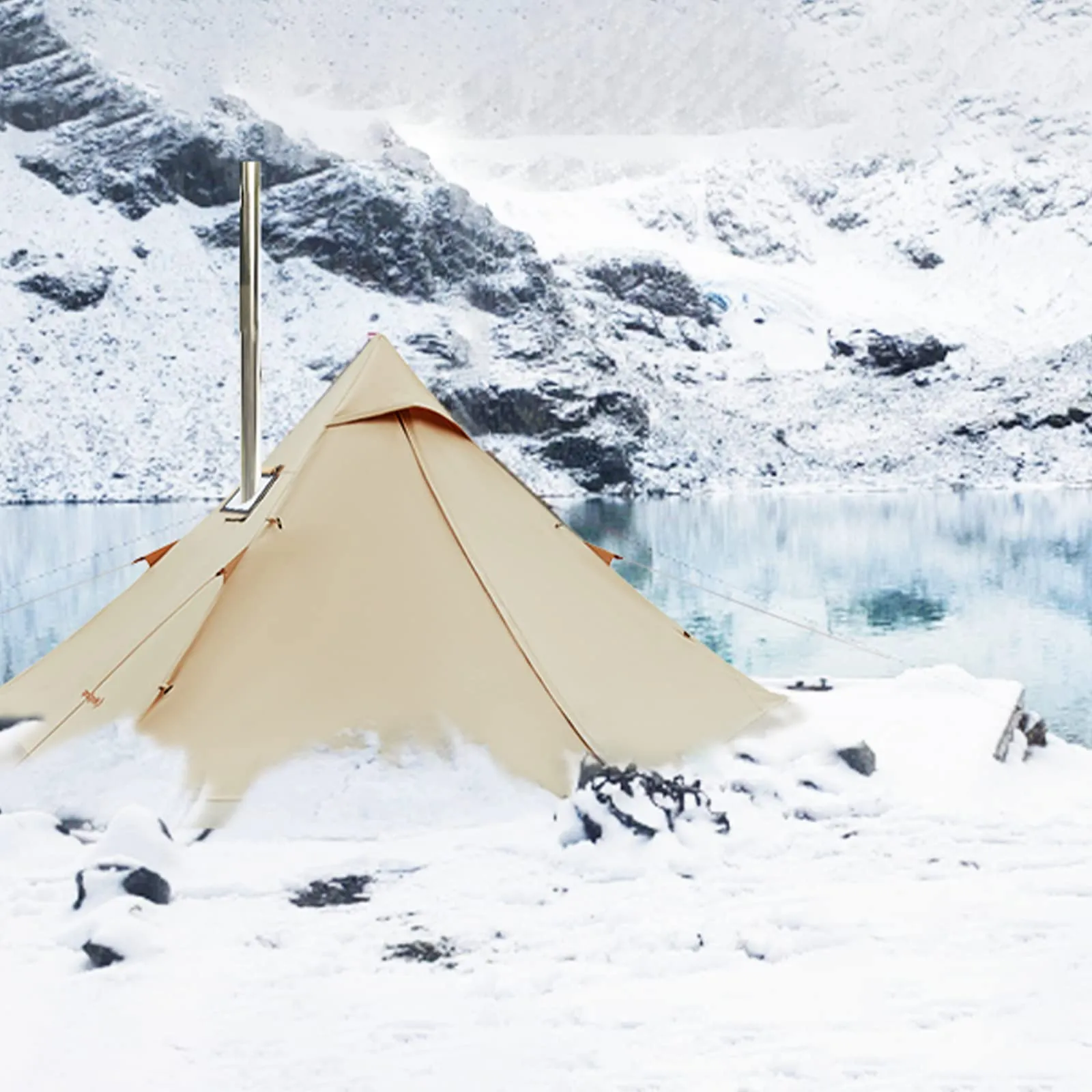 KingCamp Hot Tent with Hot Stove Bundle