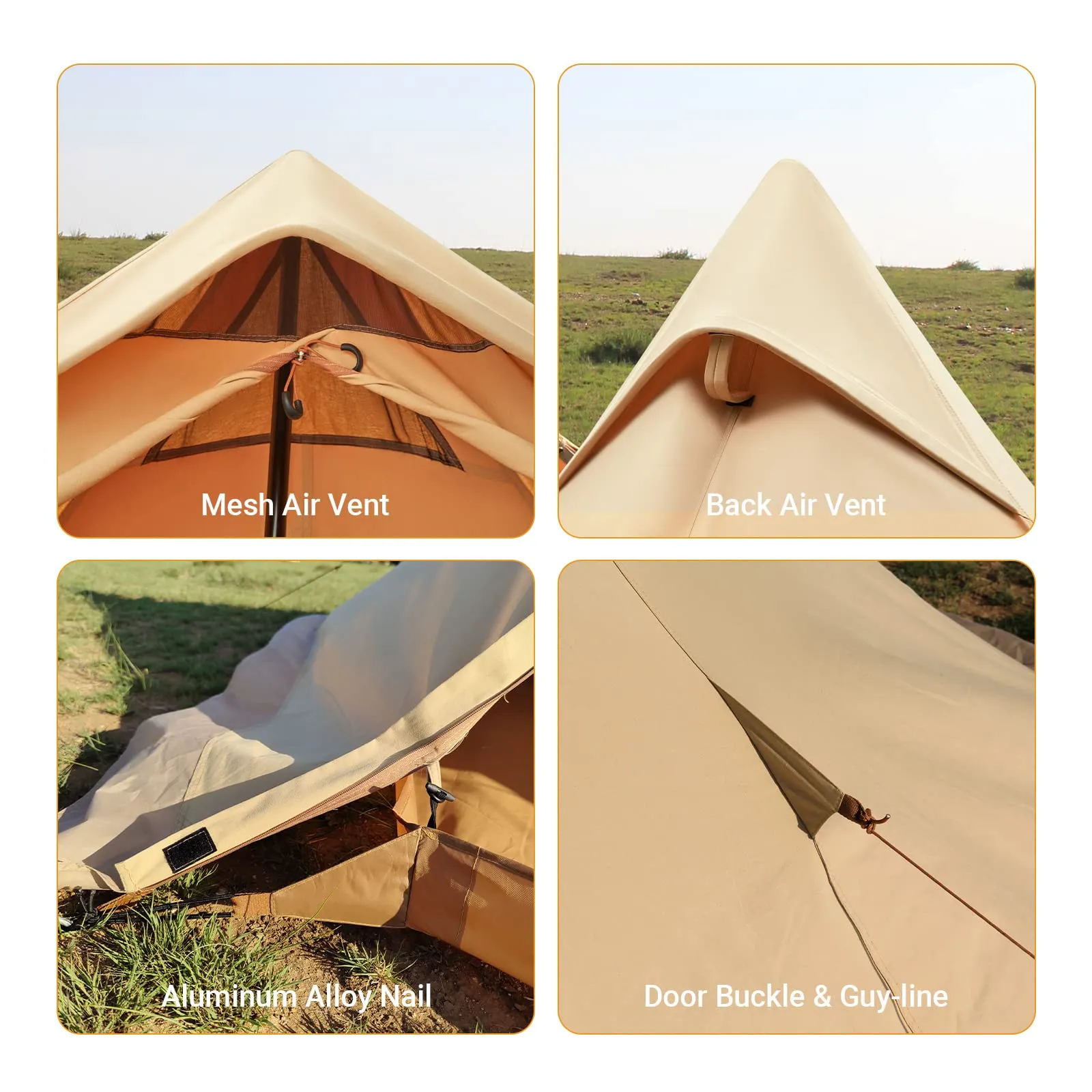 KingCamp Hot Tent with Hot Stove Bundle