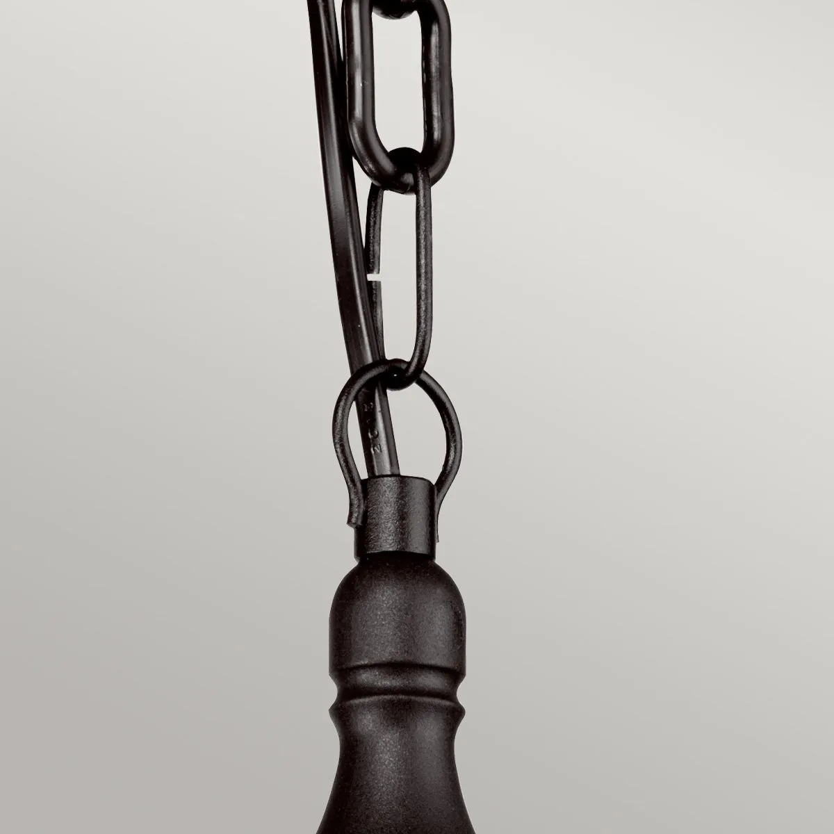 Kinsale 1 Light Chain Lantern | Black