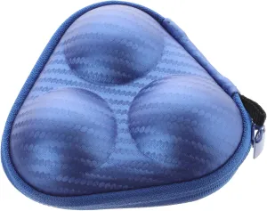 Kisangel Table Tennis Ball Bag Reusable Storage Case Lightweight Easy to Carry Smooth Zipper