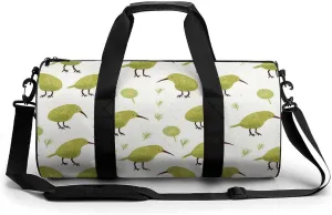 Kiwi Bird Novelty Large Duffel Bag Lightweight Gym Bag Travel Tote Bags