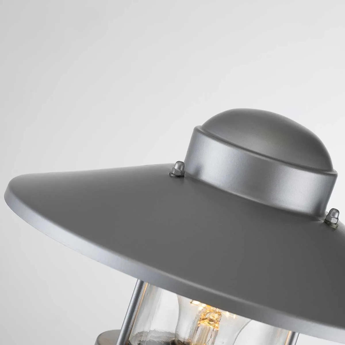 Klampenborg 1 Light Bollard | Silver