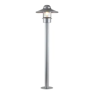 Klampenborg 1 Light Bollard | Silver