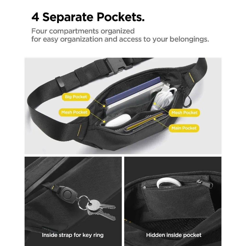 Klasden KD411 Waist Bag RFID Blocking
