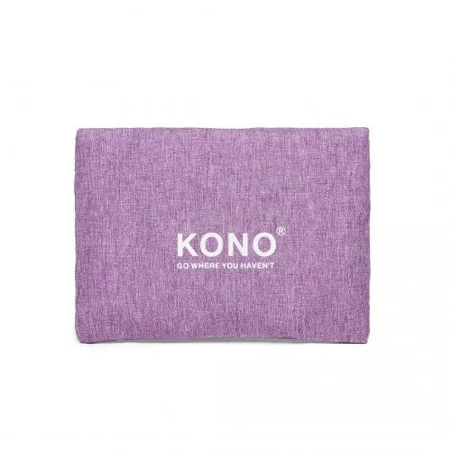 Kono Foldable Waterproof Storage Travel Handbag - Purple