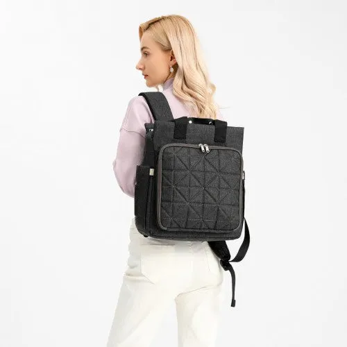Kono Simple Lightweight Maternity Changing Bag - Black