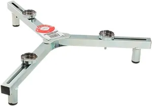 La Ideal 40003 Tabletop Stand for Gas Ring, 8 cm, Metal, Silver