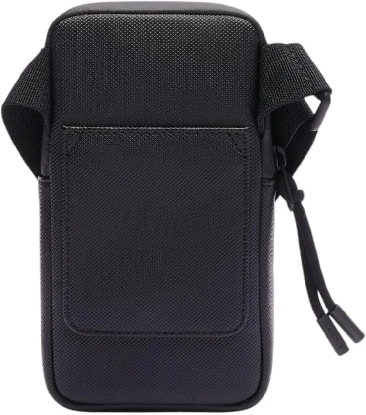 Lacoste Men's LCST Smartphone Holder, Black, One Size