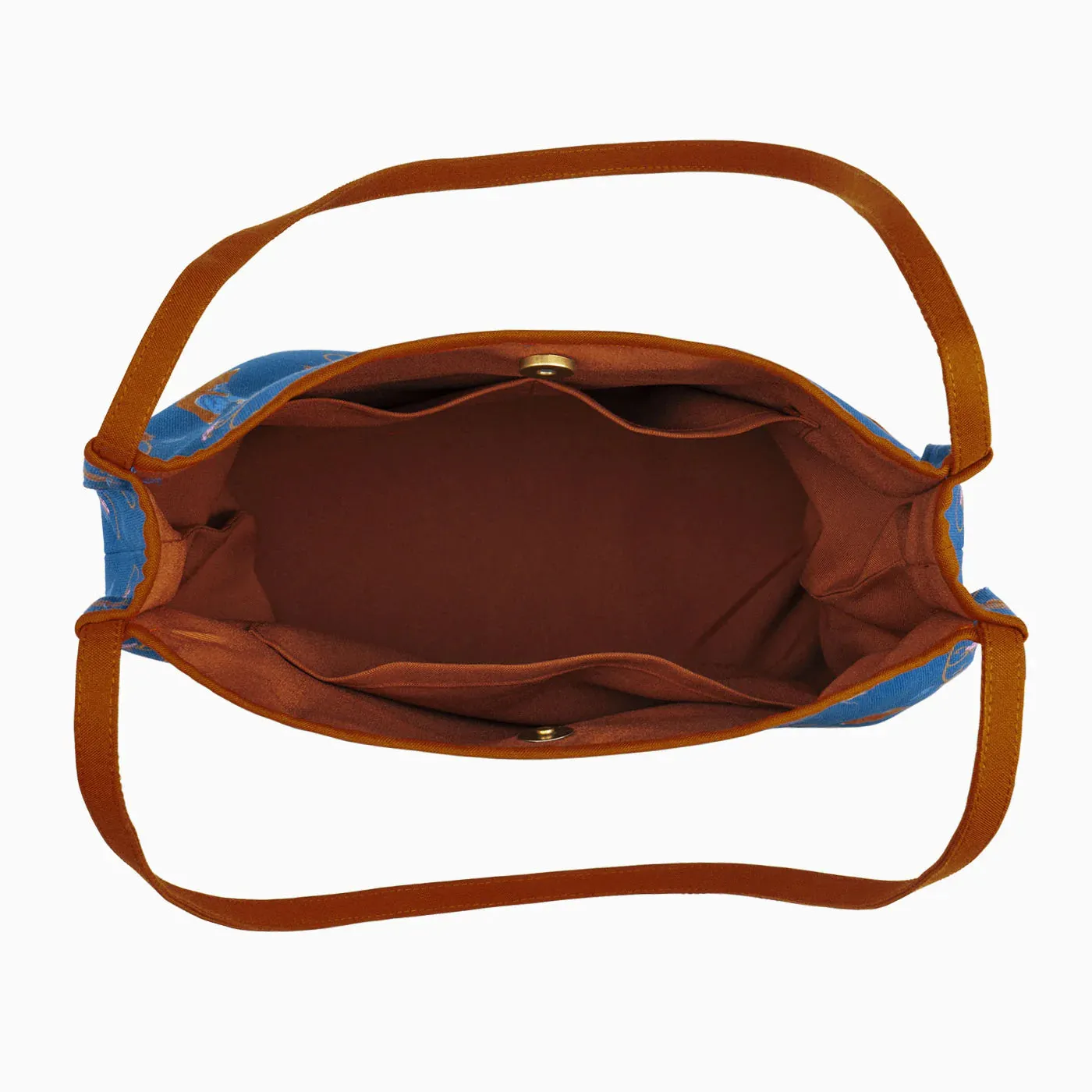 Lantern Grace Tote Bag - Blue